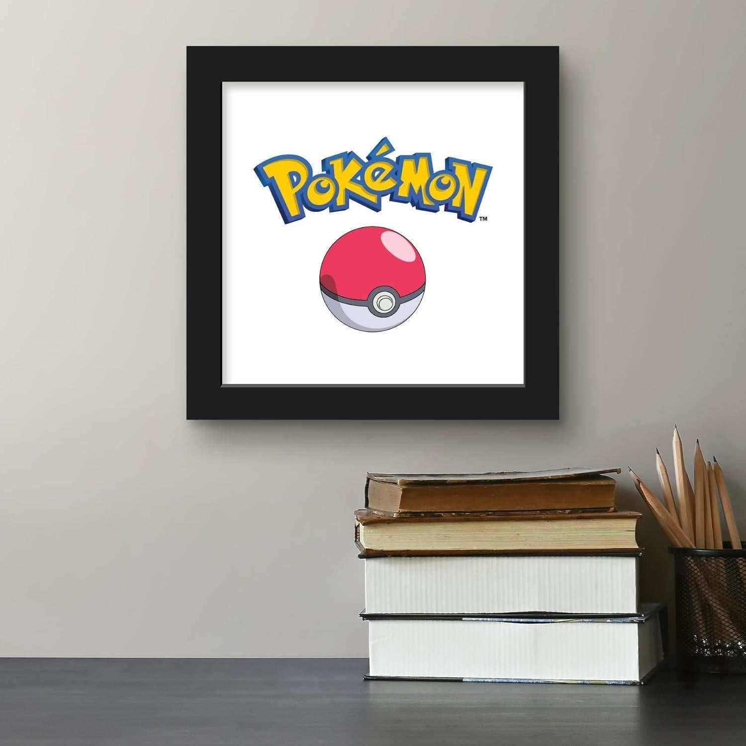 Póster de Pared Gallery Pops Pokemon - Marco Negro 30.48 cm
