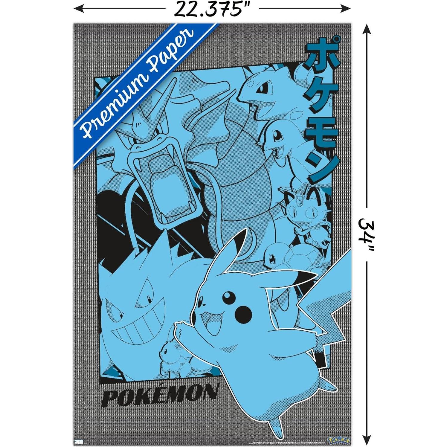 Póster de Pared Pokémon Trends International 86.4x56.8 cm