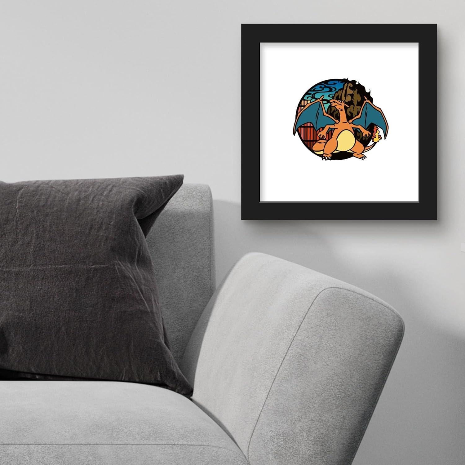 Póster de Arte Pokémon Wagara Charizard 30.48x30.48cm Trends