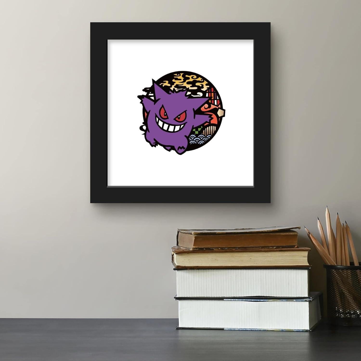 Póster de Arte Pokémon Gengar Trends International 30.48 cm