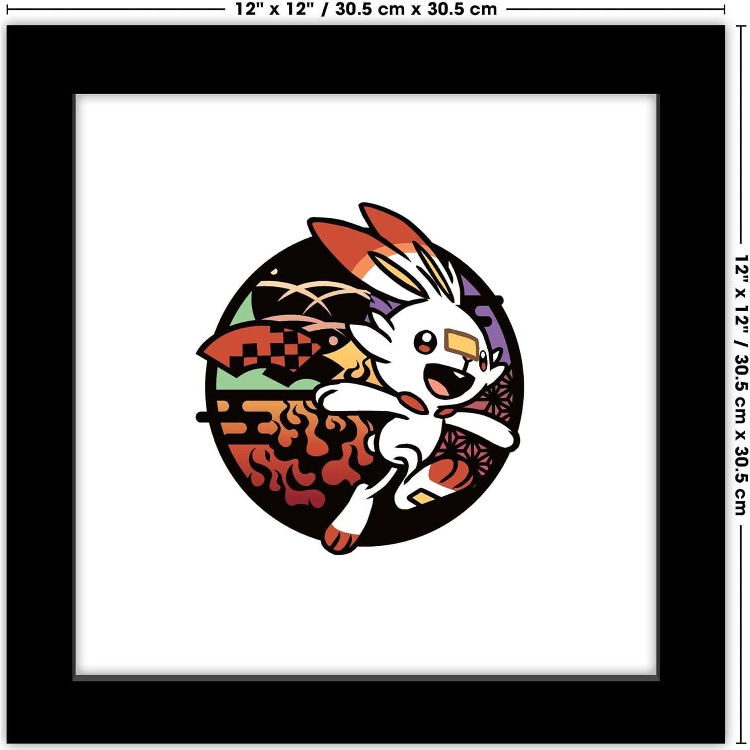 Póster de Arte Pokémon Scorbunny Trends International 30.48 cm