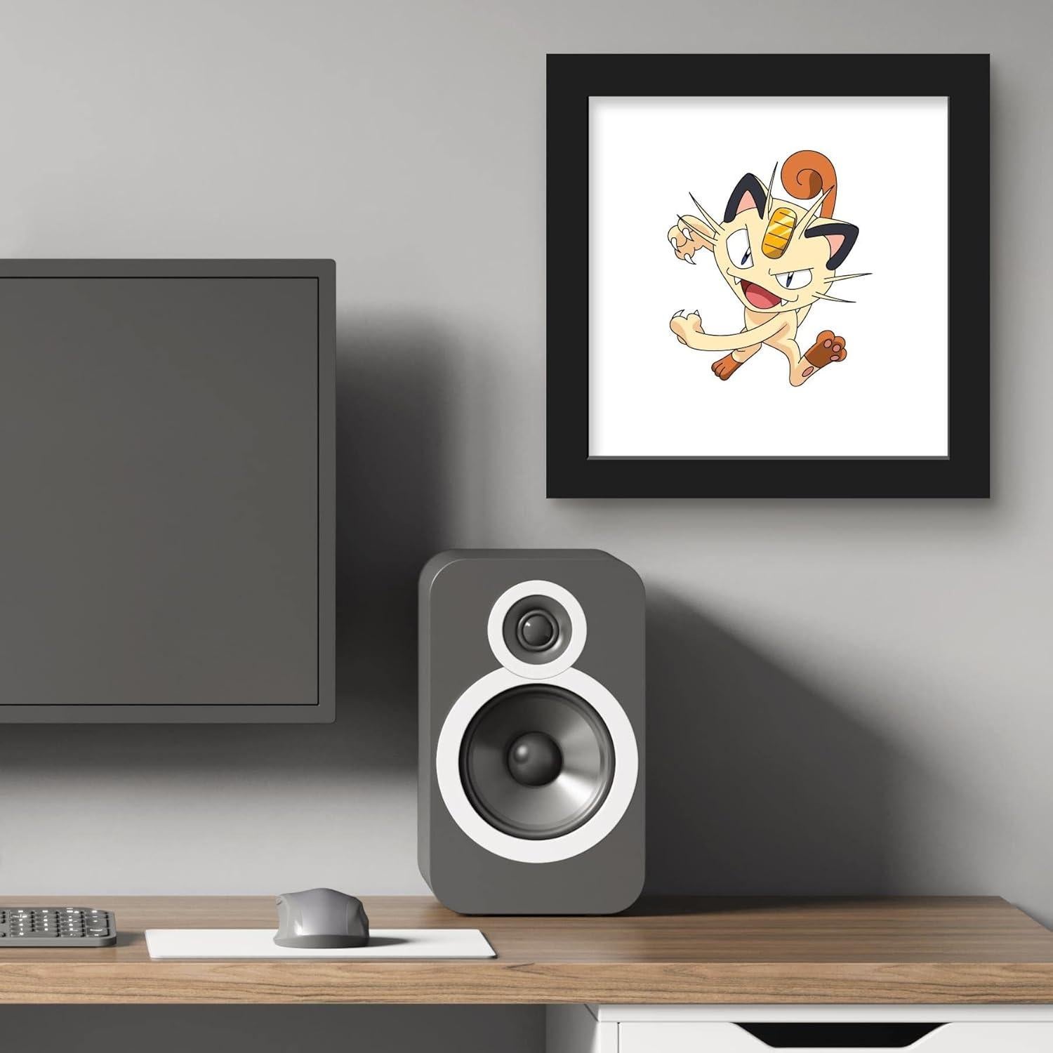 Póster de Arte Pokemon Meowth Trends International 30.48 cm