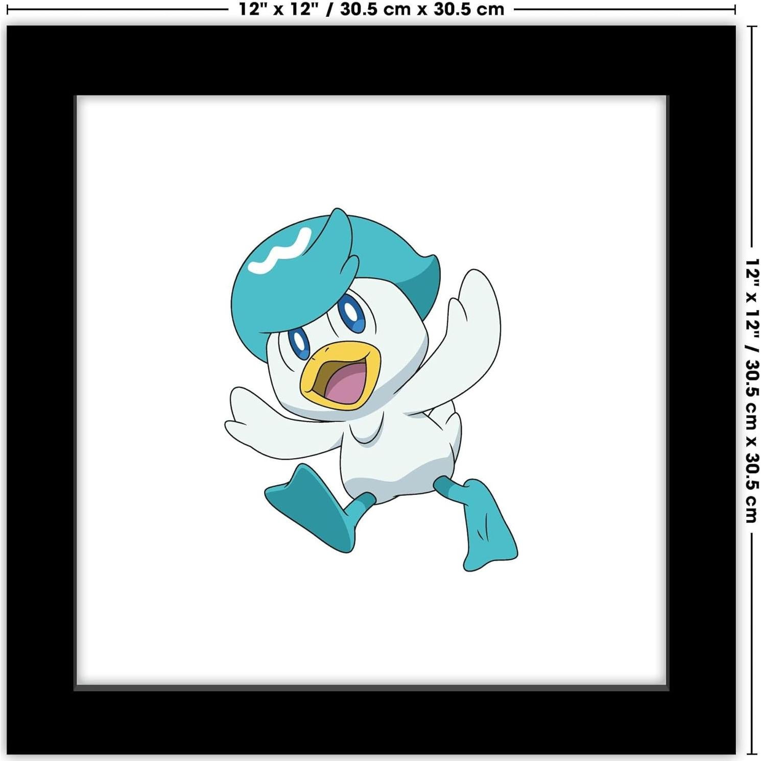 Póster de Arte de Pared Pokémon Quaxly Trends International 30.48 cm