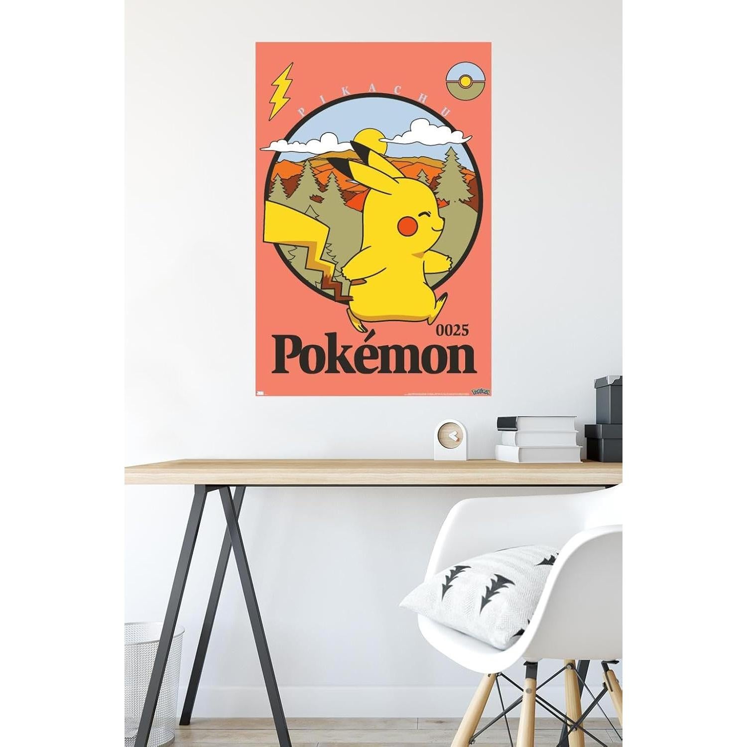 Póster de Pared Pokémon Pikachu Aventura 86.4x56.8 cm Trends