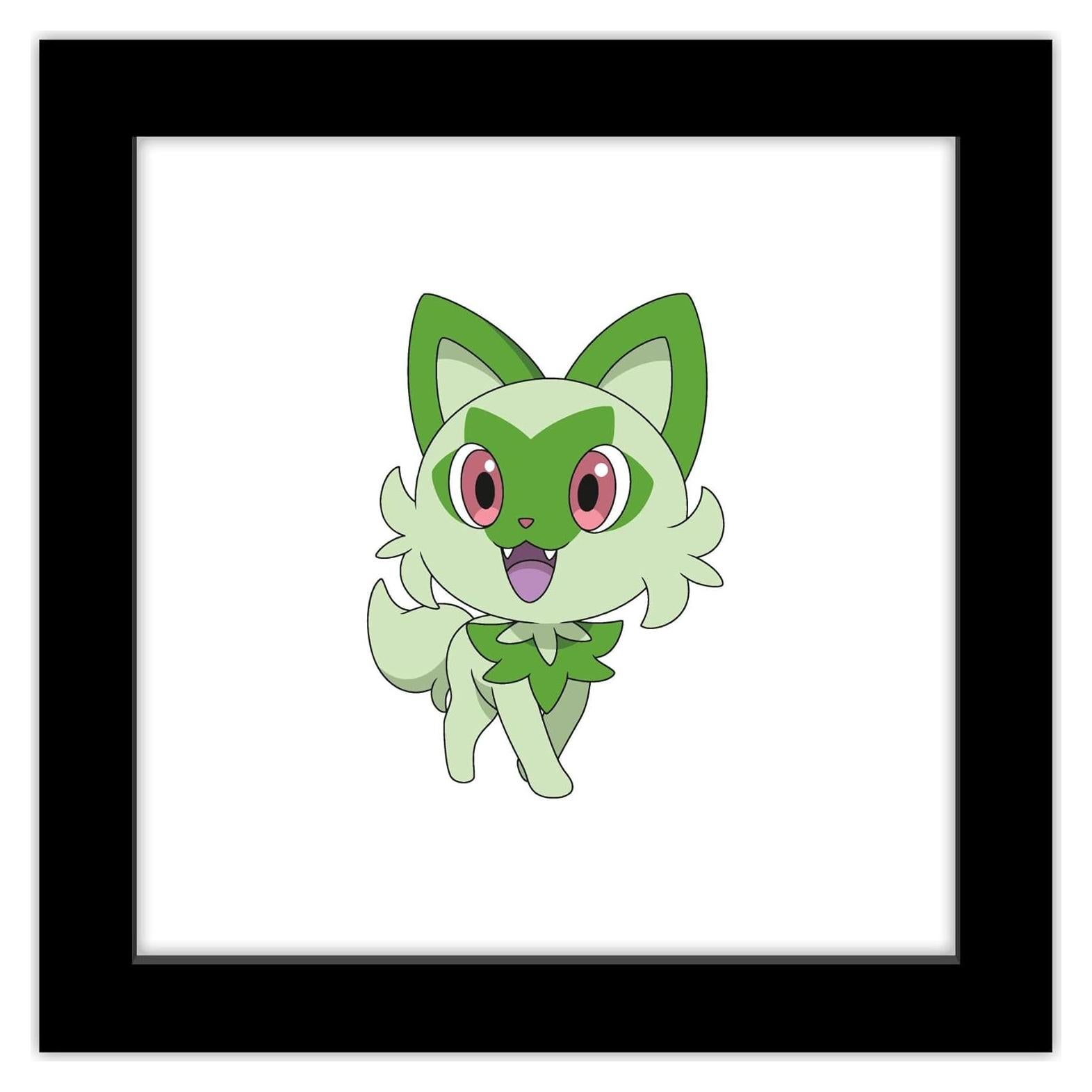 Póster de Arte de Pared Pokémon Sprigatito Trends 30.48 cm