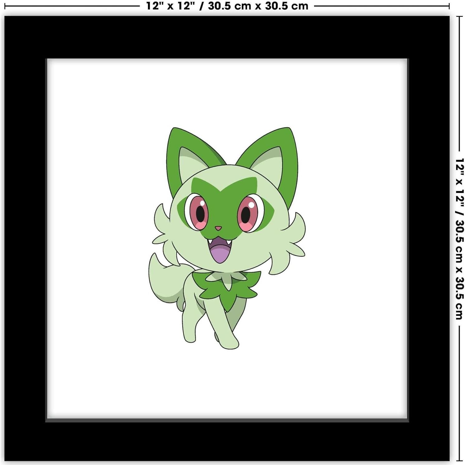 Póster de Arte de Pared Pokémon Sprigatito Trends 30.48 cm