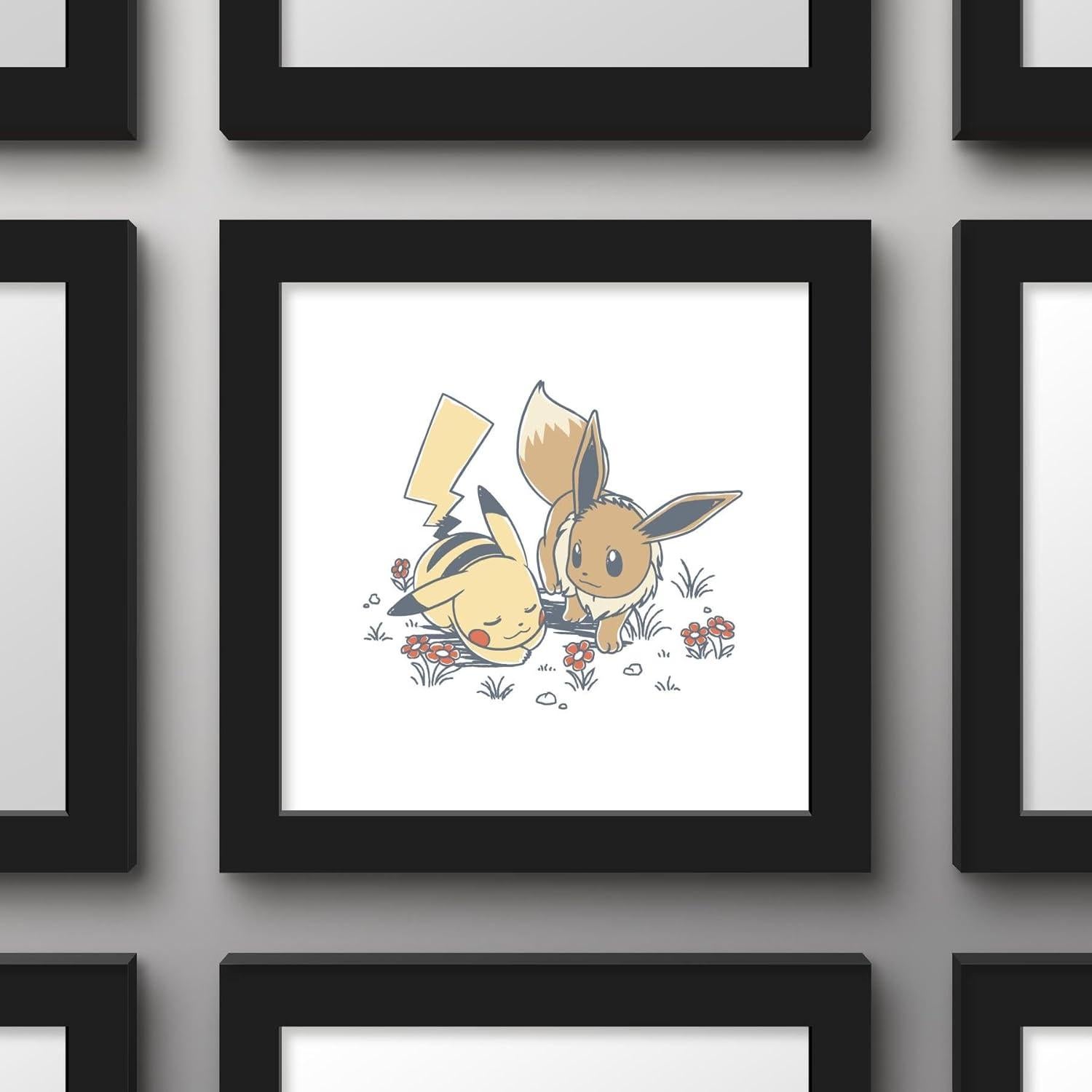 Arte de Pared Gallery Pops Trends International Pikachu Eevee 30.48 cm
