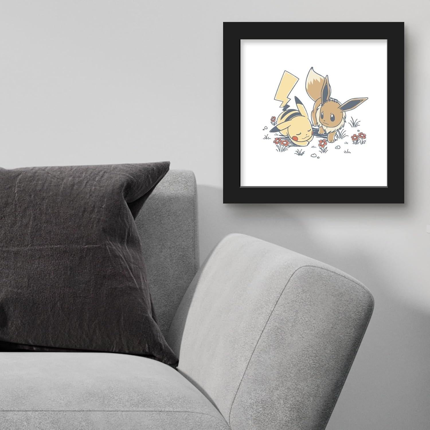 Arte de Pared Gallery Pops Trends International Pikachu Eevee 30.48 cm