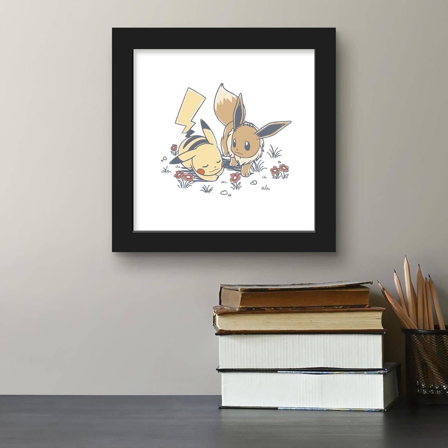 Arte de Pared Gallery Pops Trends International Pikachu Eevee 30.48 cm