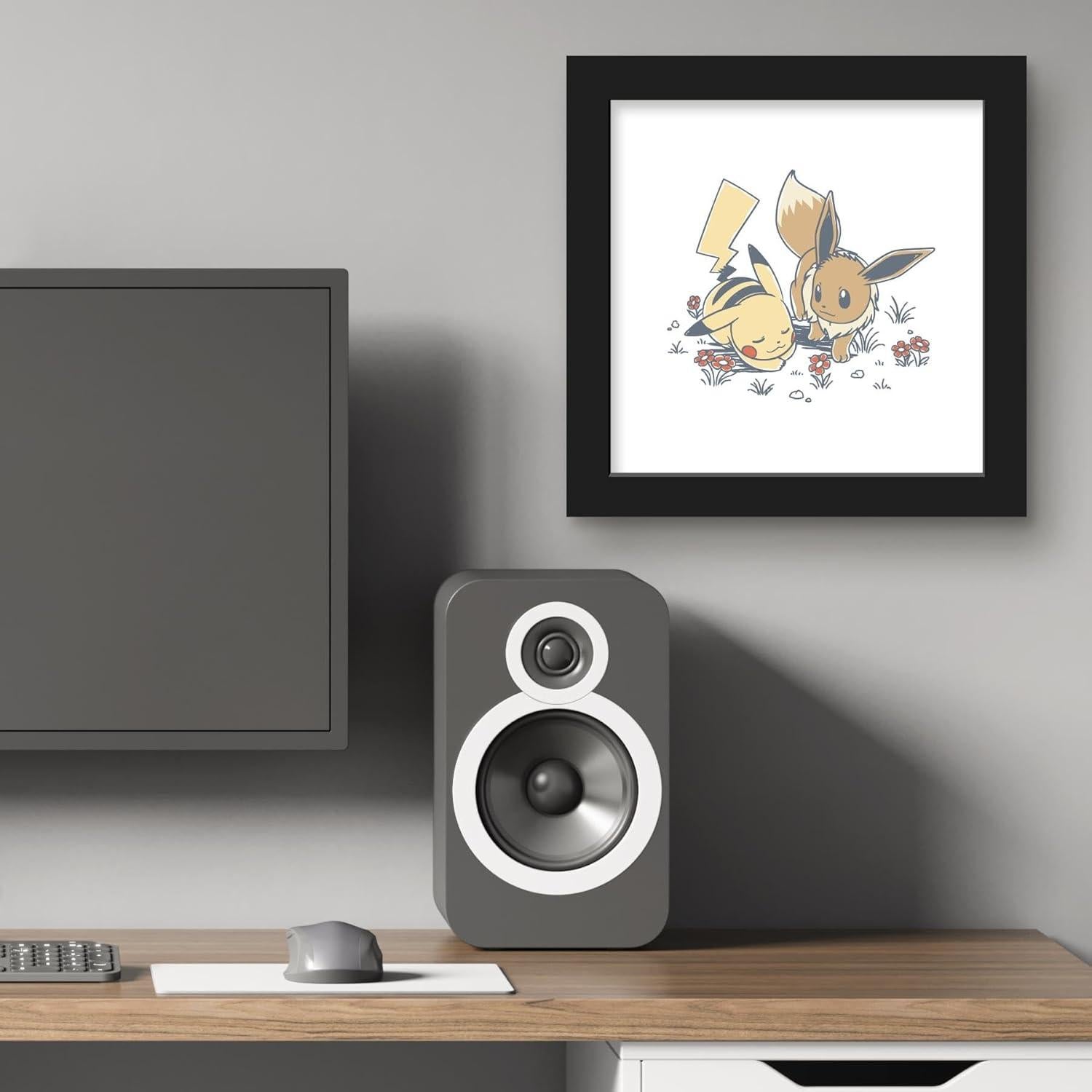 Arte de Pared Gallery Pops Trends International Pikachu Eevee 30.48 cm