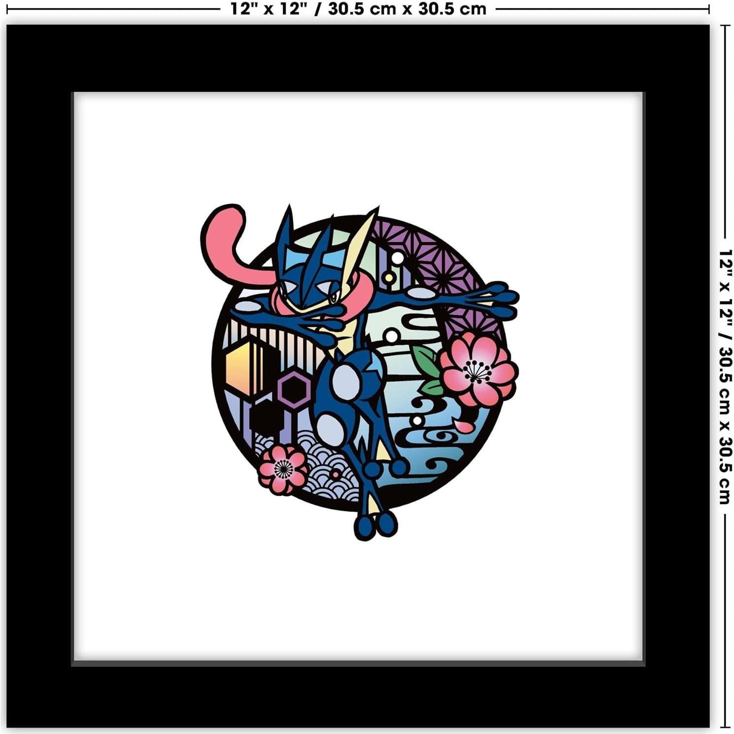 Póster de Arte de Pared Pokémon Wagara Greninja 30.48 cm Trends International