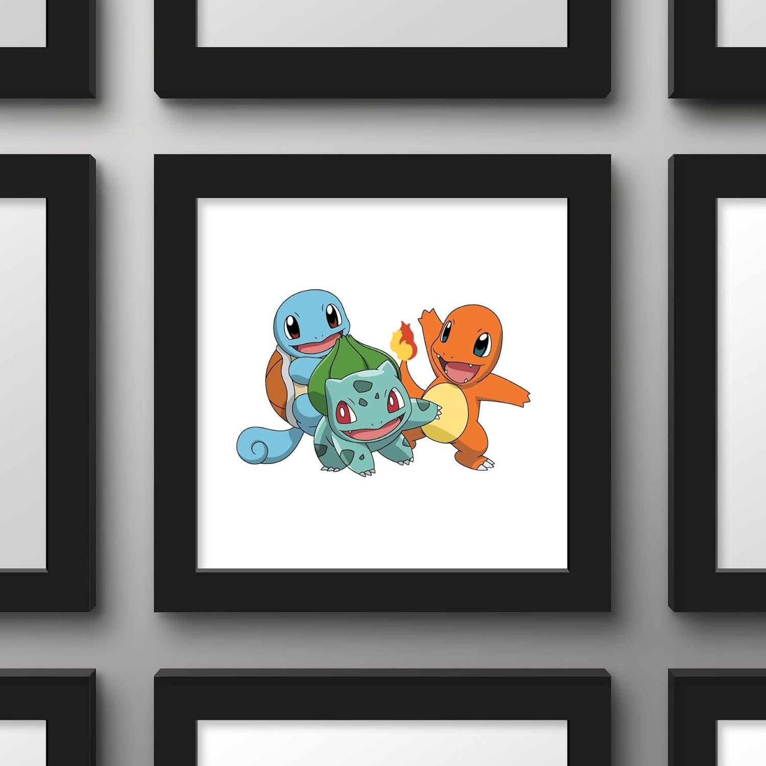 Arte de Pared Pokemon Bulbasaur Charmander Squirtle 30.48 cm