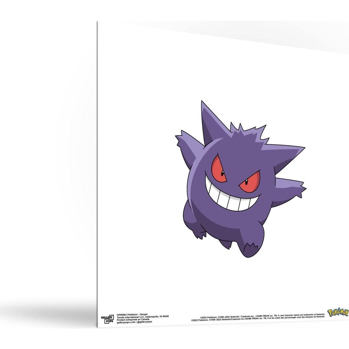 Arte de Pared Pokemon Gengar Trends International 28.4 cm