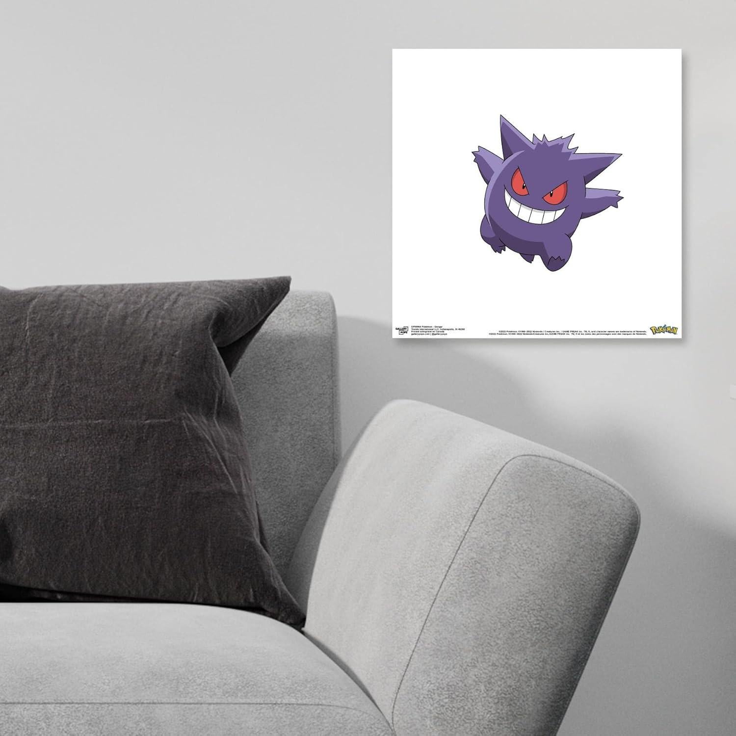Arte de Pared Pokemon Gengar Trends International 28.4 cm