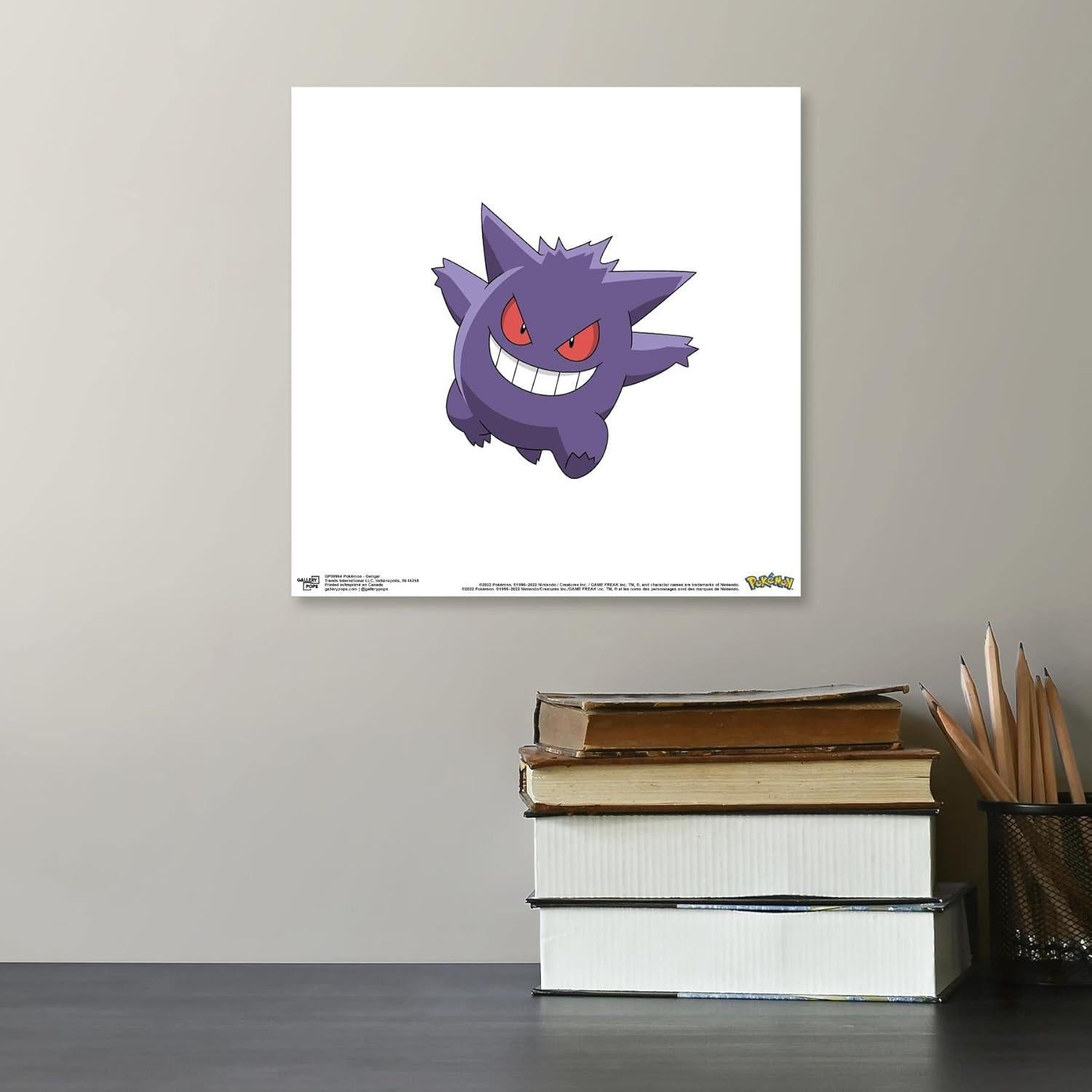 Arte de Pared Pokemon Gengar Trends International 28.4 cm
