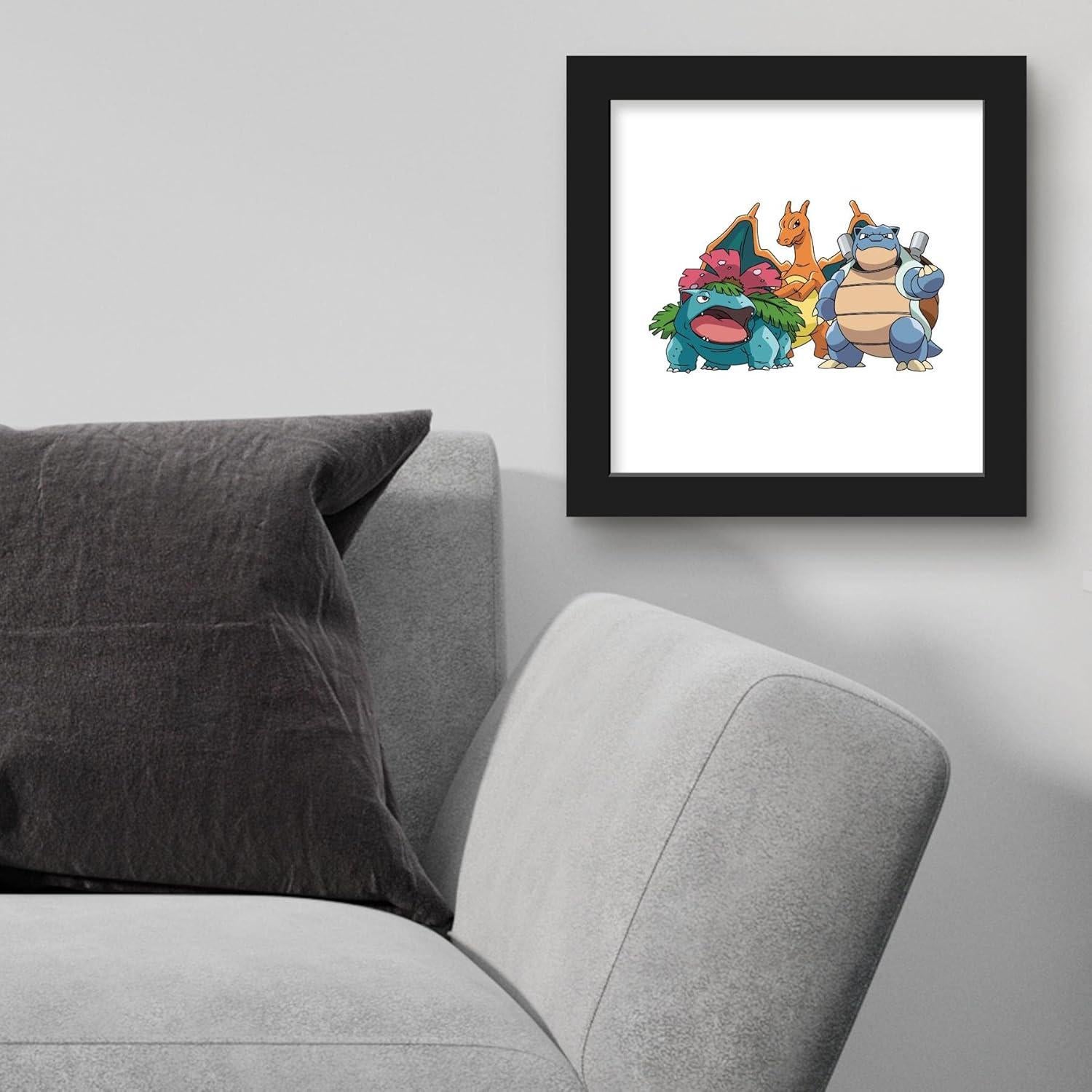 Arte de Pared Gallery Pops Pokemon - Blastoise, Charizard, Venusaur 30.48 cm