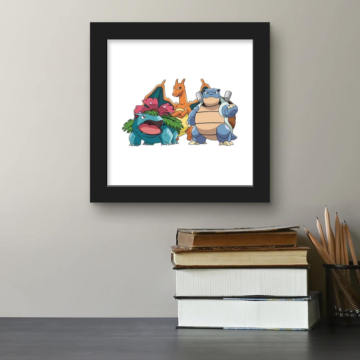 Arte de Pared Gallery Pops Pokemon - Blastoise, Charizard, Venusaur 30.48 cm