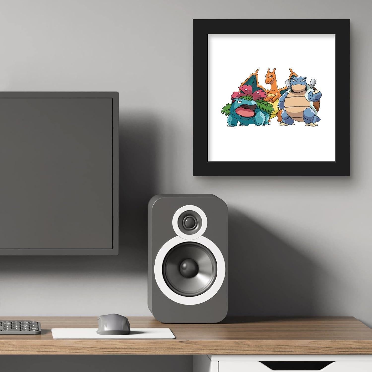 Arte de Pared Gallery Pops Pokemon - Blastoise, Charizard, Venusaur 30.48 cm