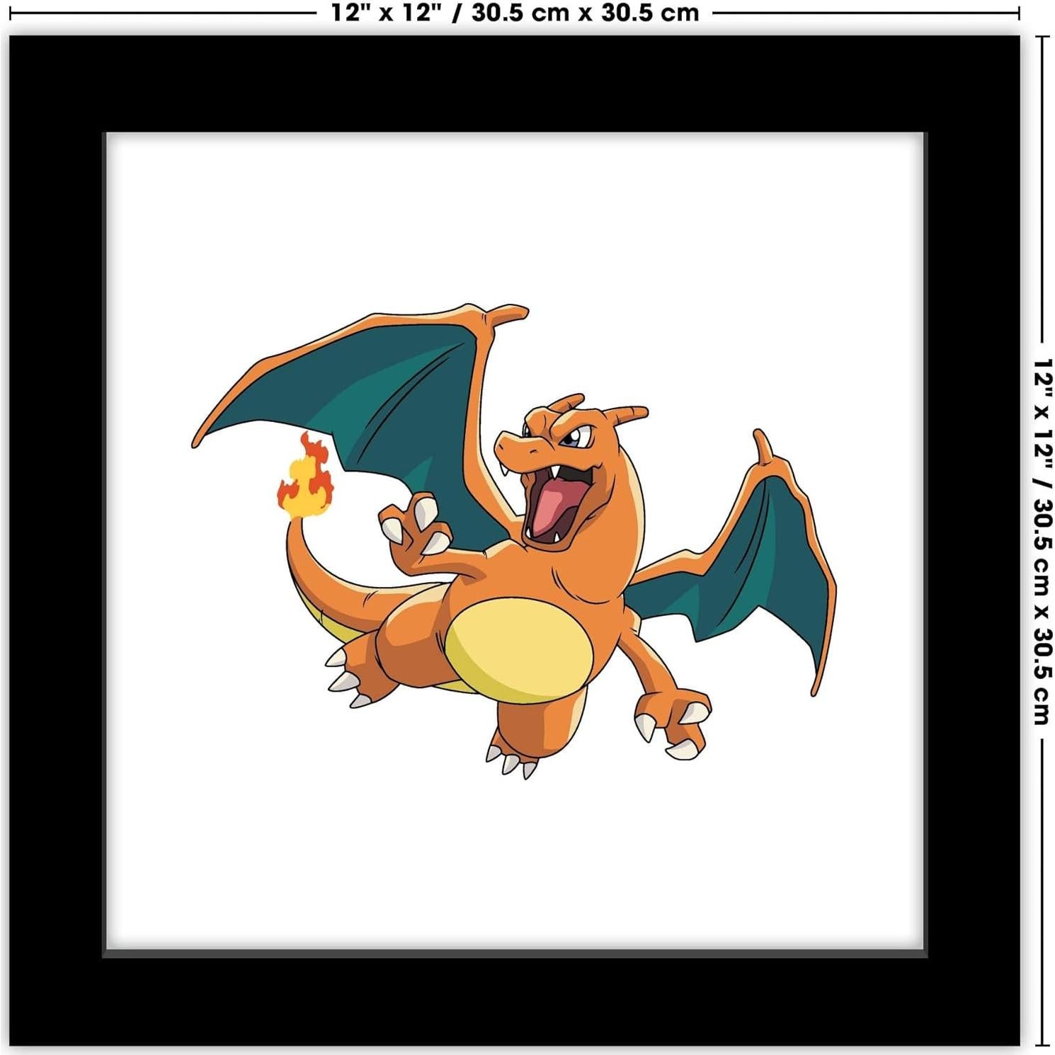 Arte de Pared Pokemon Charizard Trends International 30.48 cm
