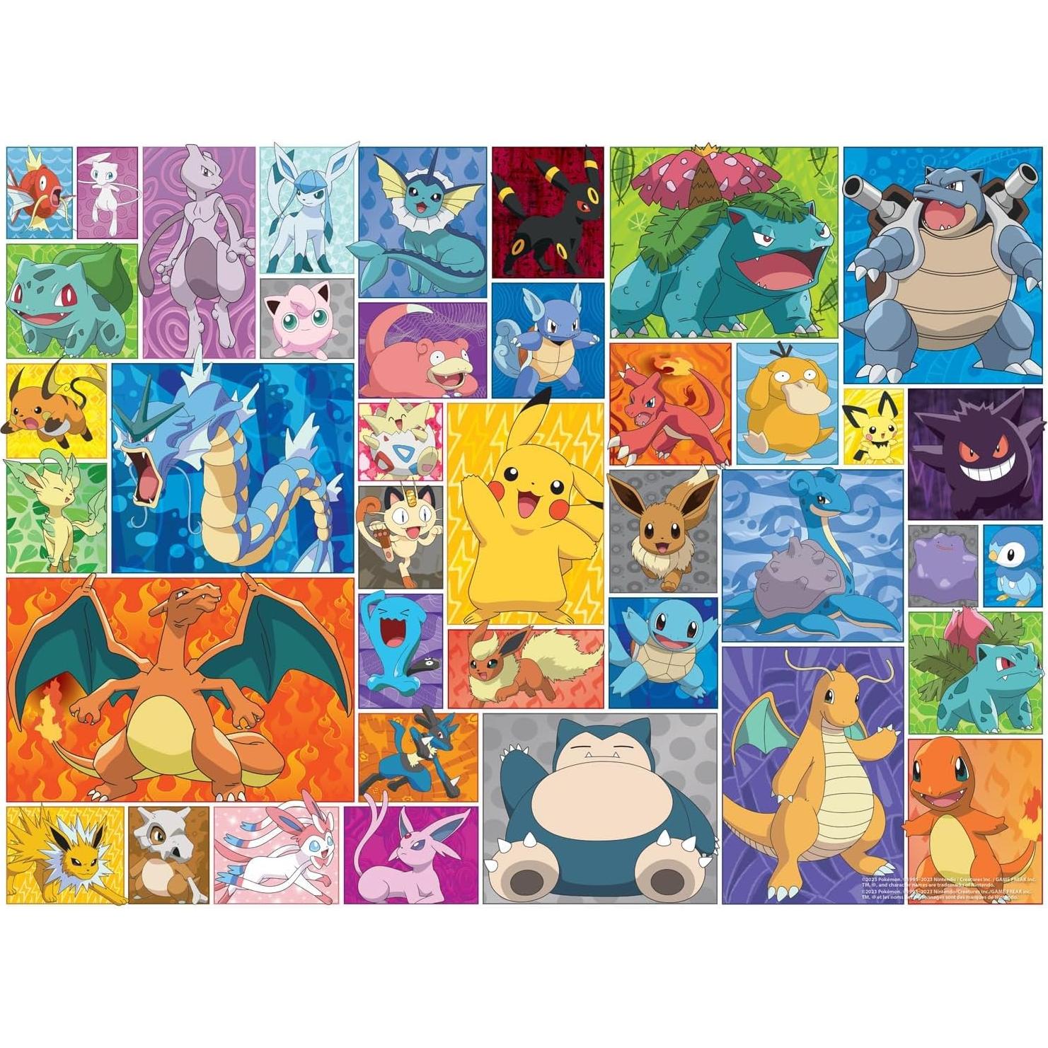 Rompecabezas 1000 Piezas Pokémon Buffalo Games - 67.95x50.17 cm