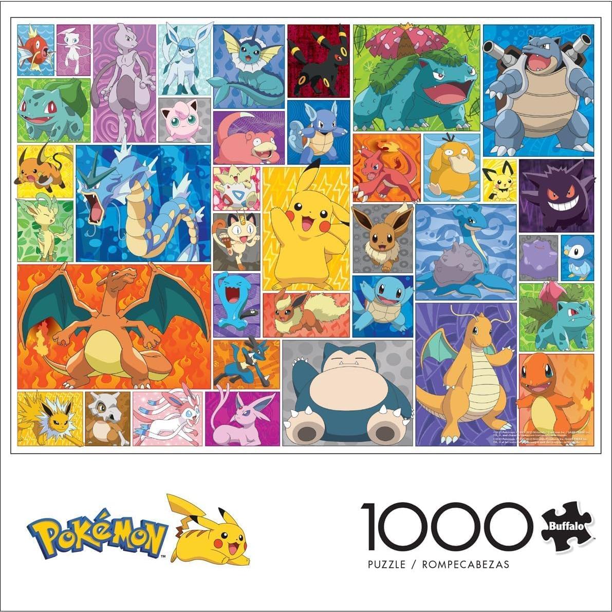Rompecabezas 1000 Piezas Pokémon Buffalo Games - 67.95x50.17 cm
