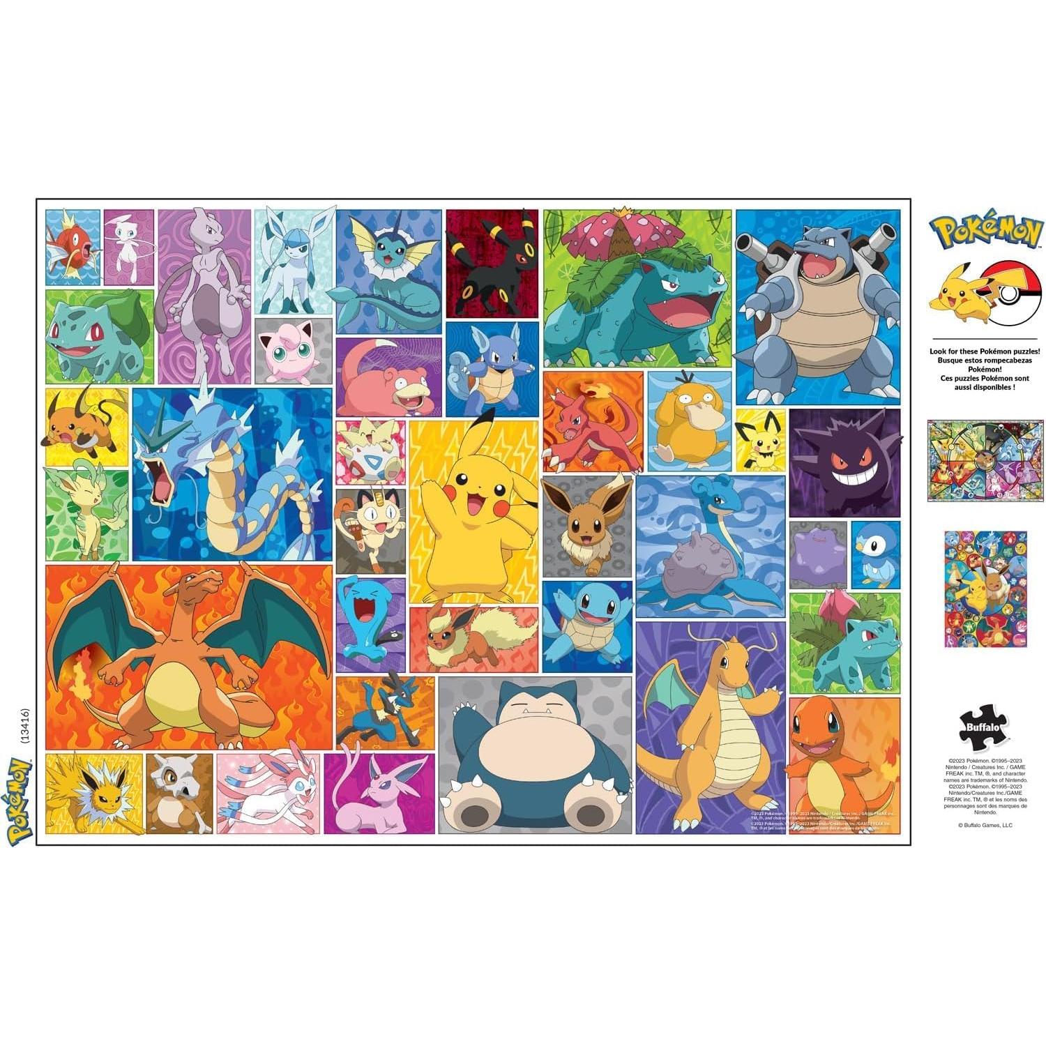 Rompecabezas 1000 Piezas Pokémon Buffalo Games - 67.95x50.17 cm