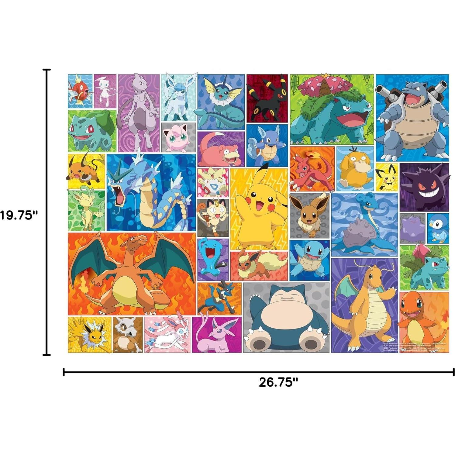 Rompecabezas 1000 Piezas Pokémon Buffalo Games - 67.95x50.17 cm