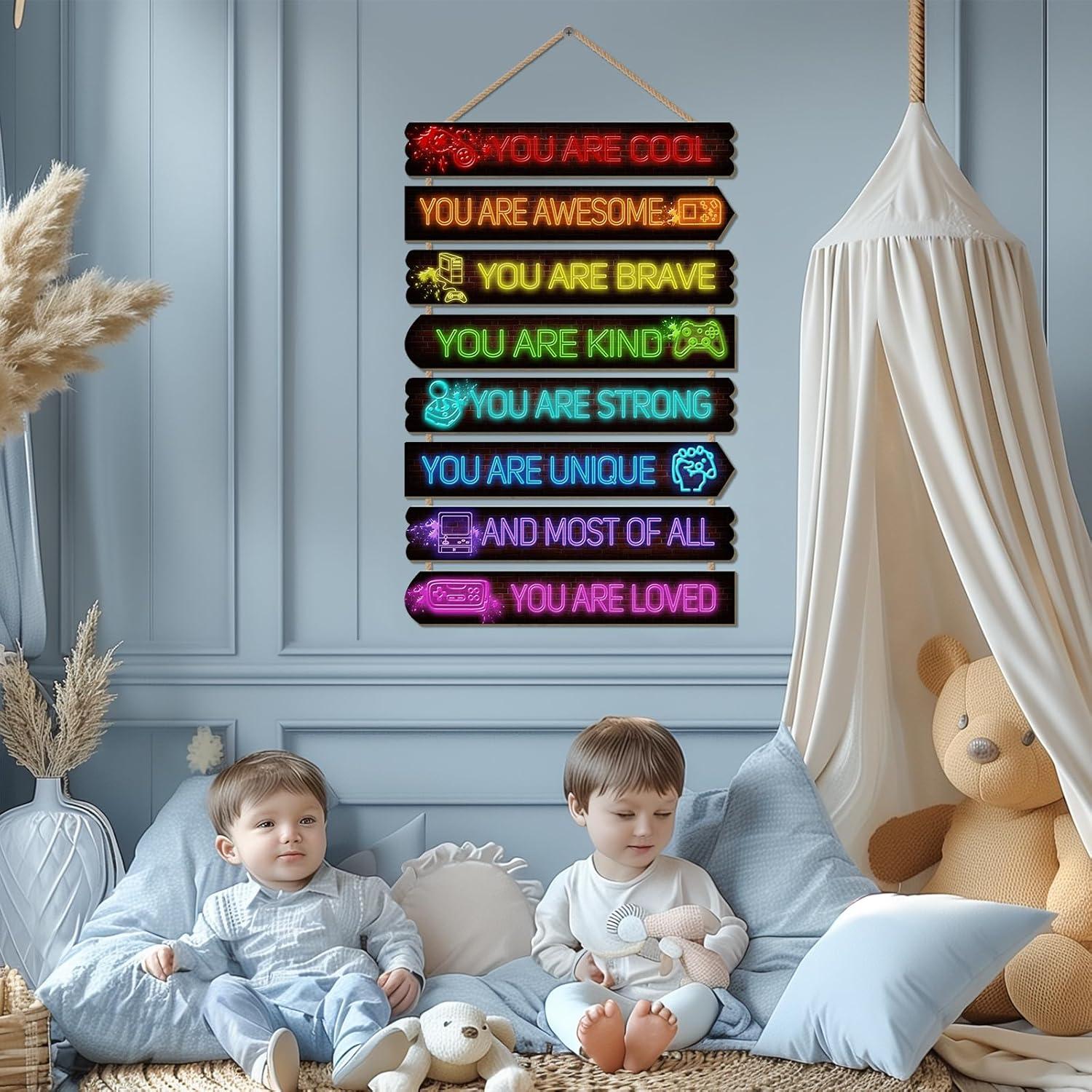 Juego de Decoración de Pared Infantil WAKOSAN - 8 Placas 49cm