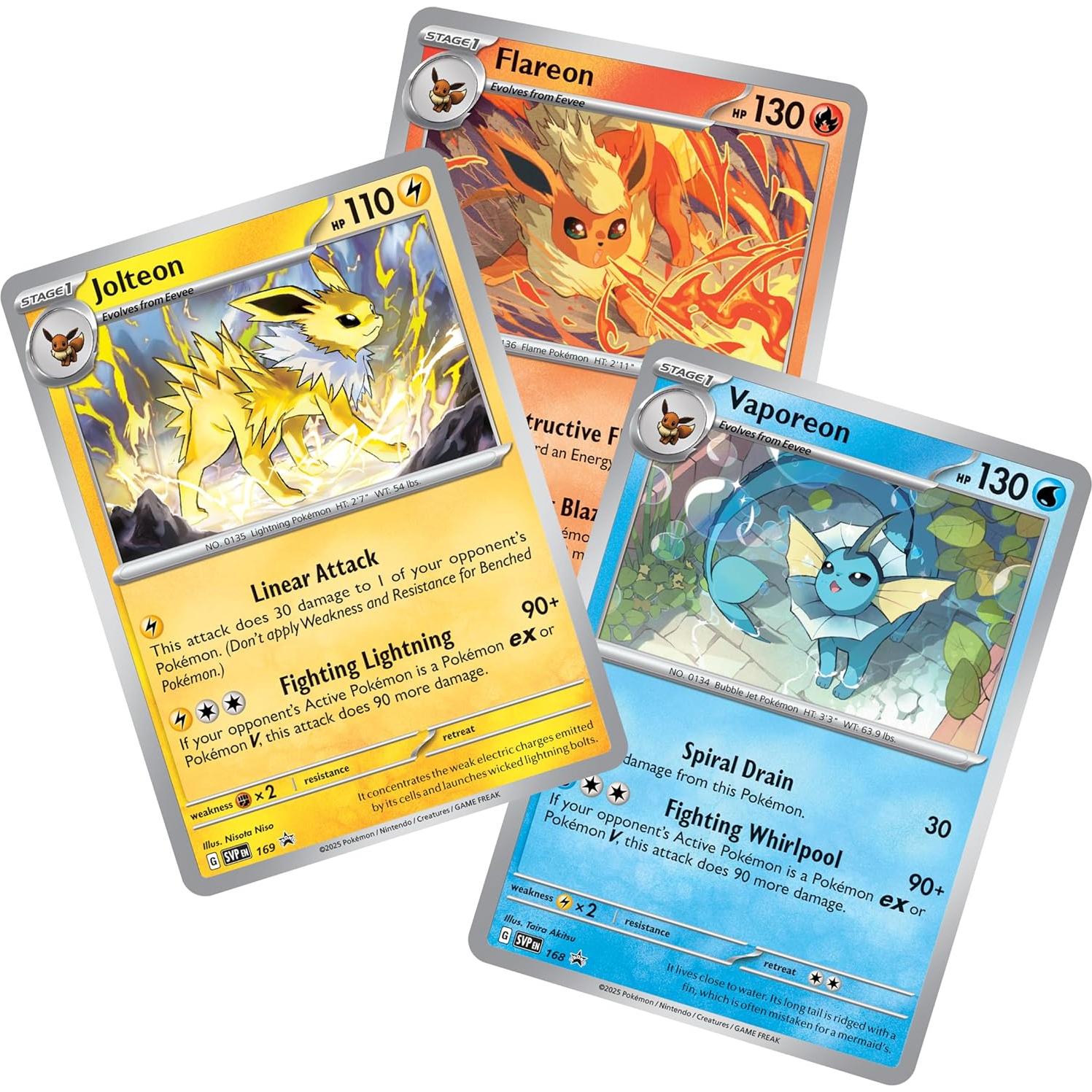 Colección de Póster Evoluciones Prismáticas Pokémon TCG