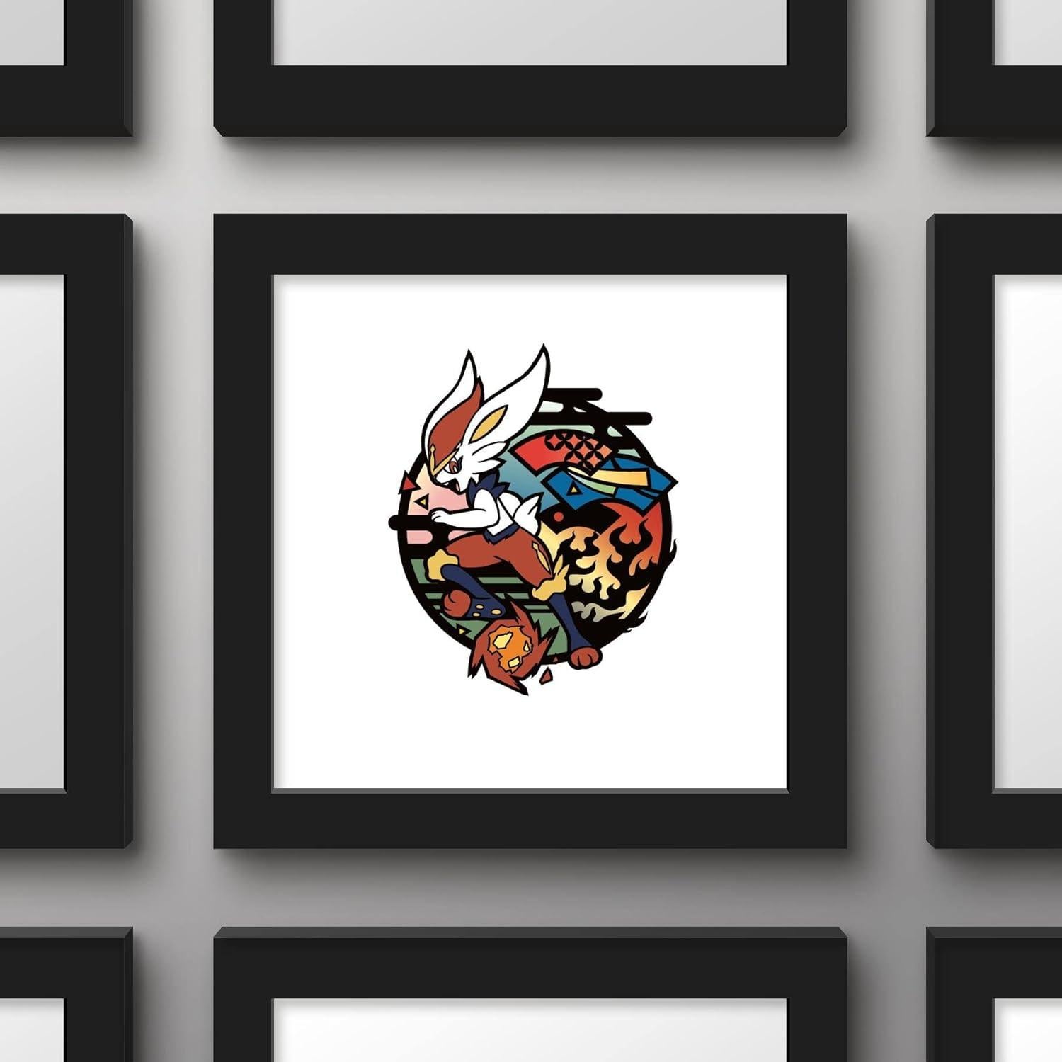 Póster de Arte de Pared Pokémon Cinderace Trends 30.48x30.48cm