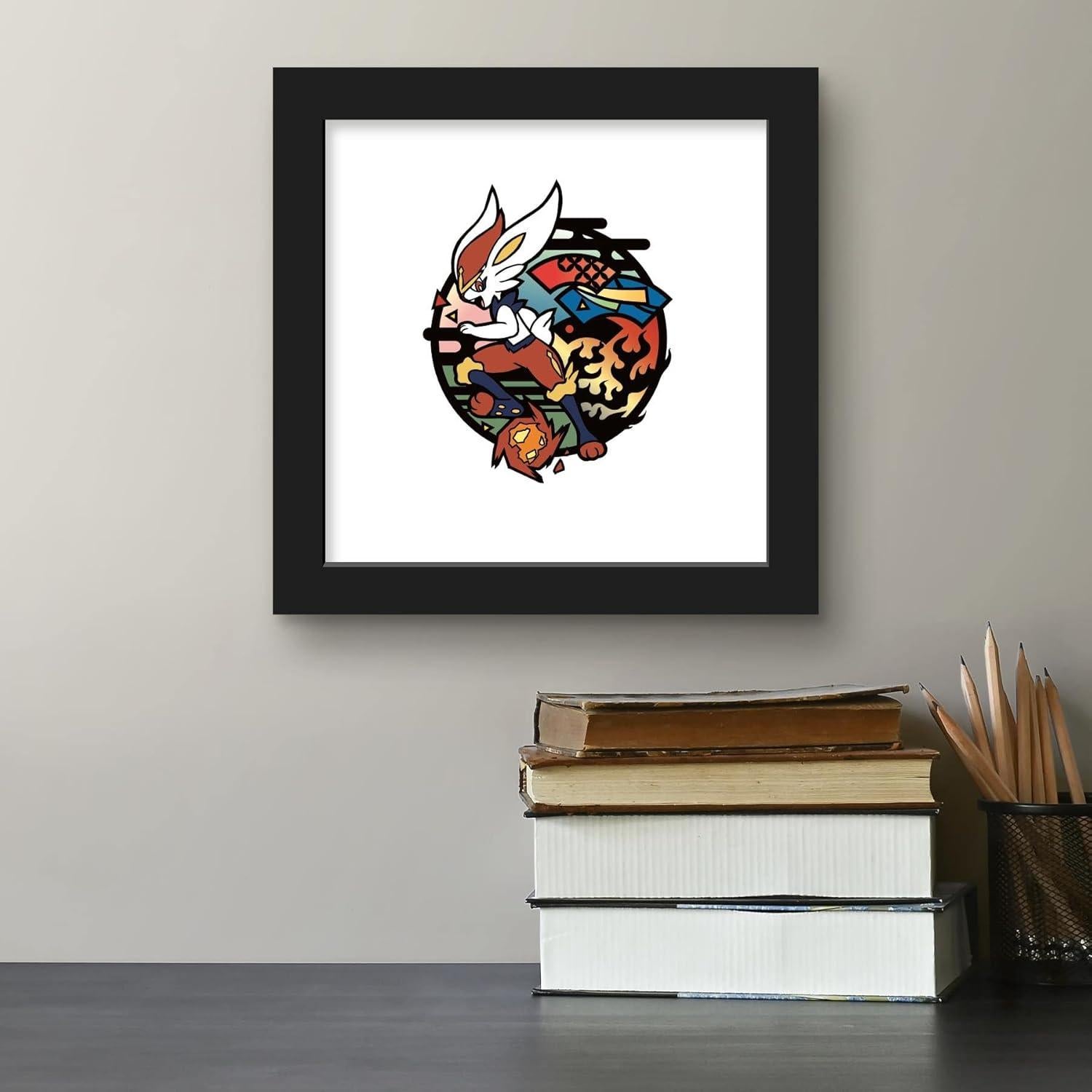 Póster de Arte de Pared Pokémon Cinderace Trends 30.48x30.48cm