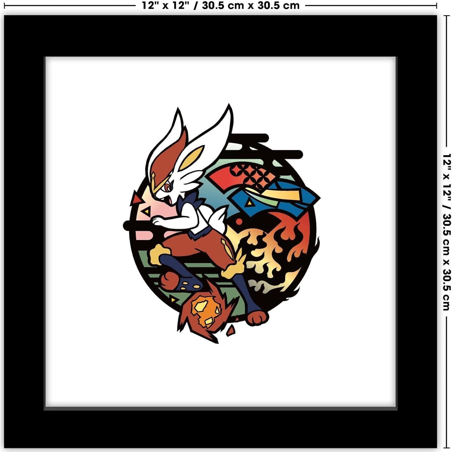 Póster de Arte de Pared Pokémon Cinderace Trends 30.48x30.48cm