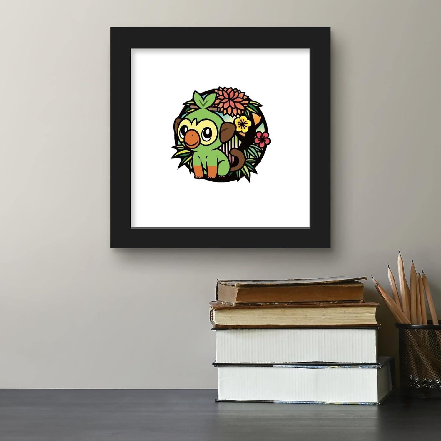 Póster de Arte de Pared Pokémon Grookey Trends 30.48x30.48cm