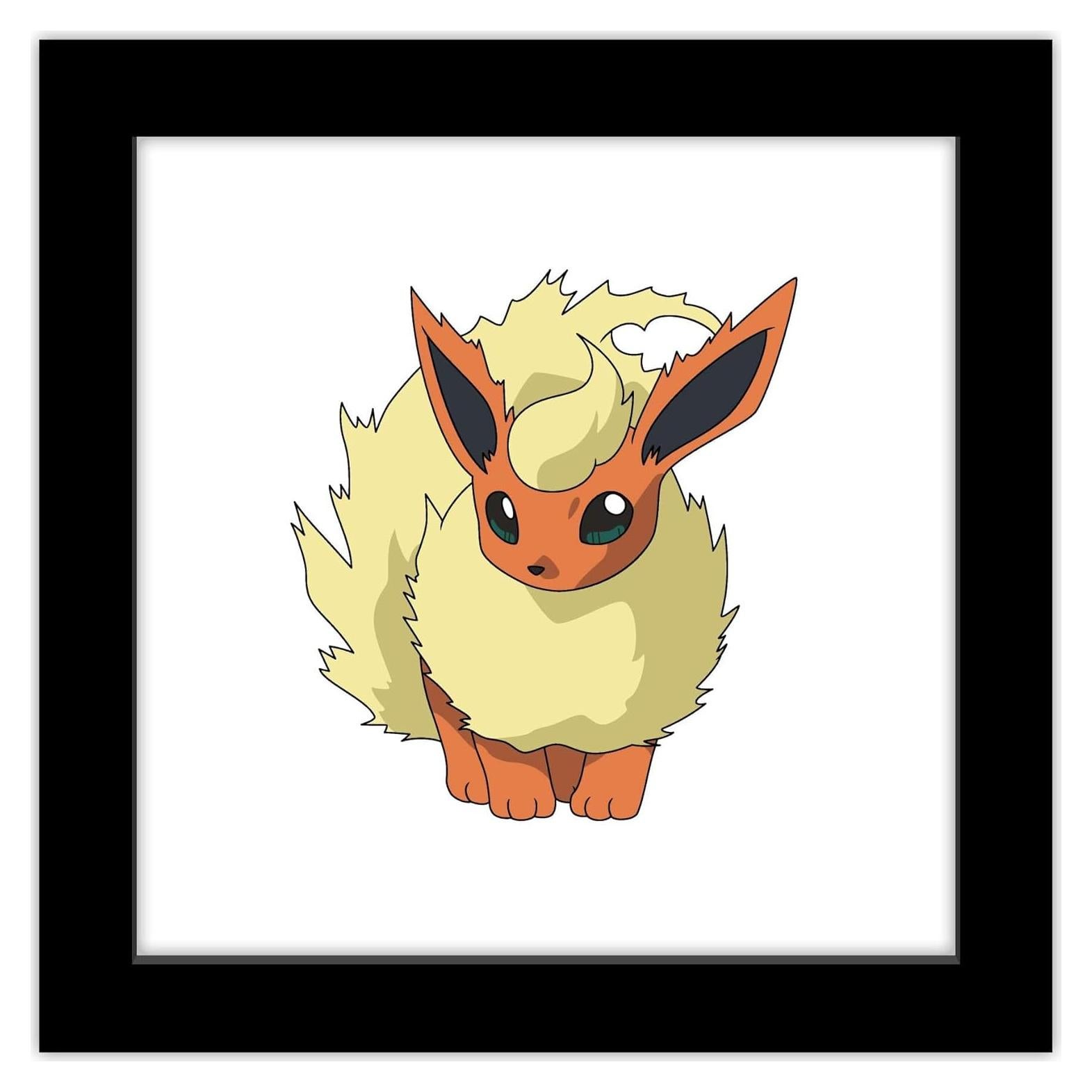 Póster de Arte Pokemon Flareon Trends International 30.48 cm