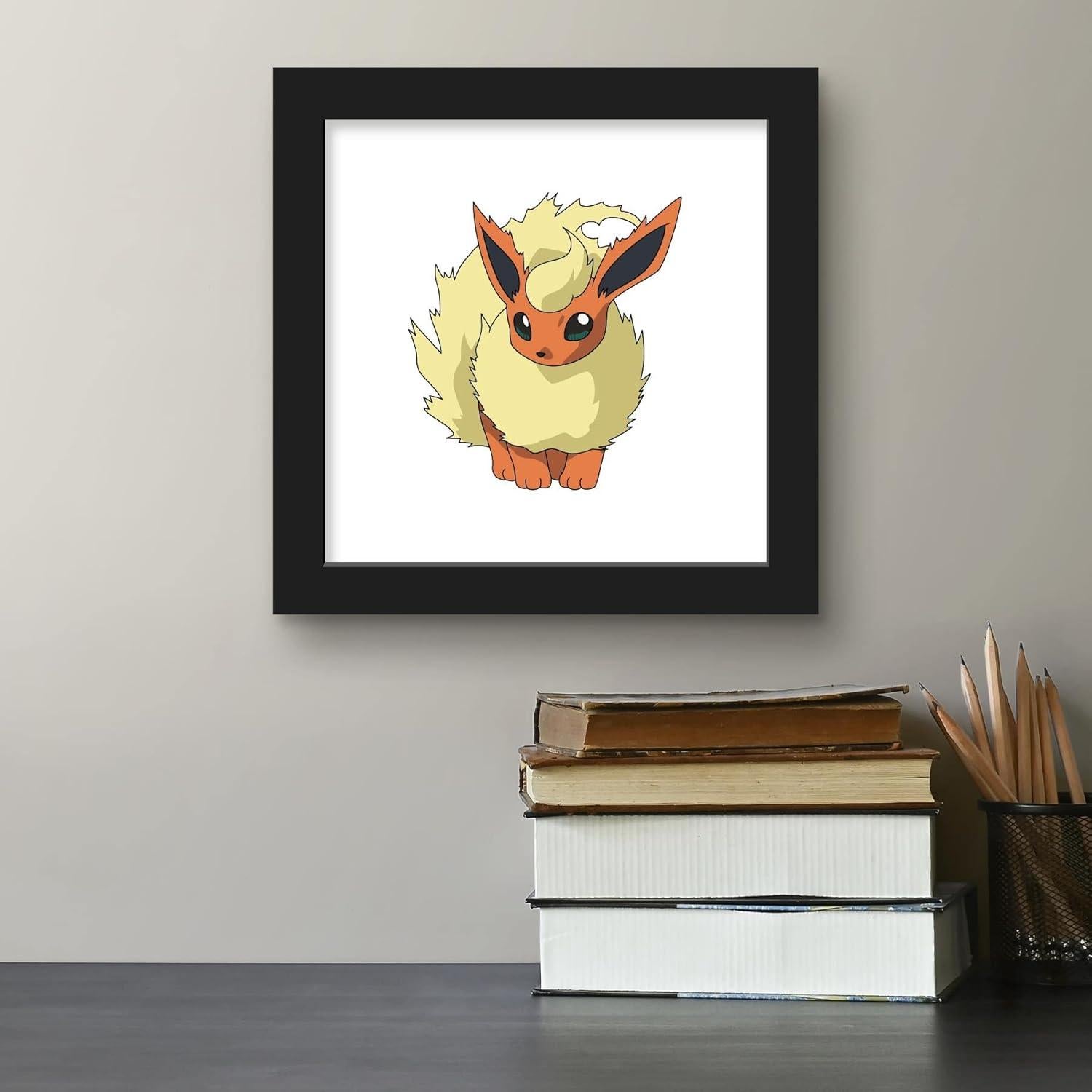 Póster de Arte Pokemon Flareon Trends International 30.48 cm