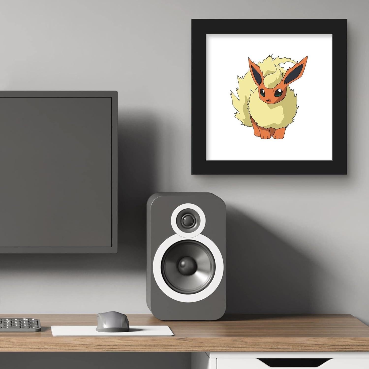 Póster de Arte Pokemon Flareon Trends International 30.48 cm
