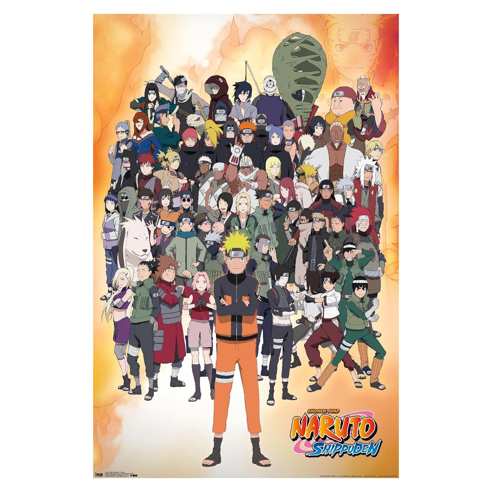Póster de Pared Naruto Shippuden Trends International 56.7x86.4cm