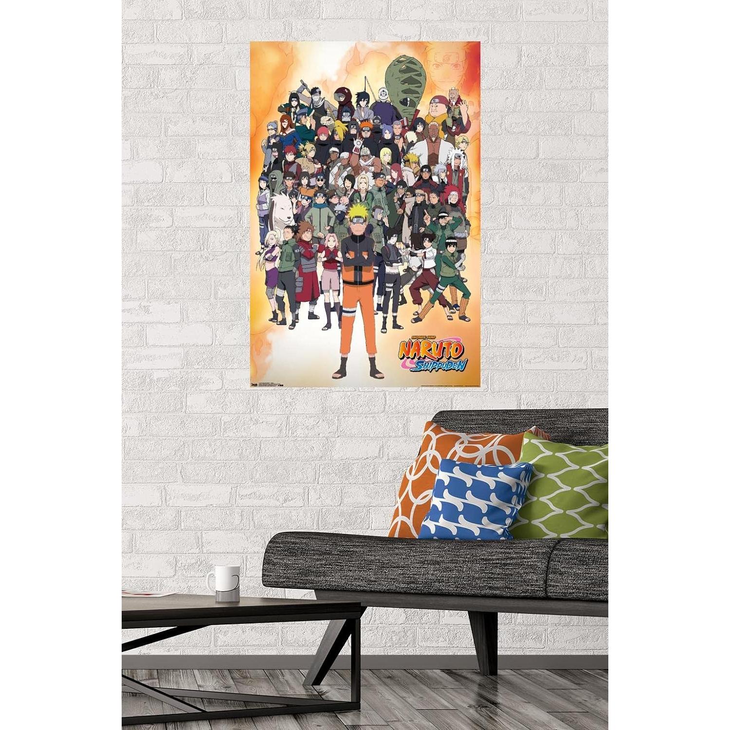 Póster de Pared Naruto Shippuden Trends International 56.7x86.4cm