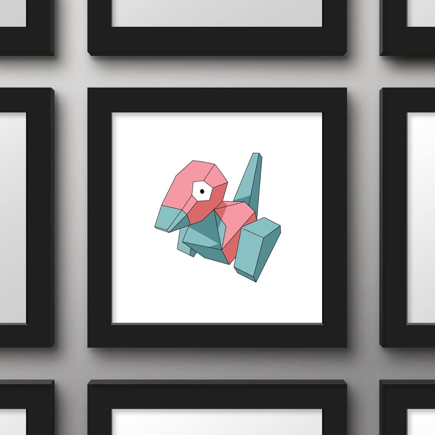 Póster de Arte Pokemon Porygon Trends International 30.48x30.48cm