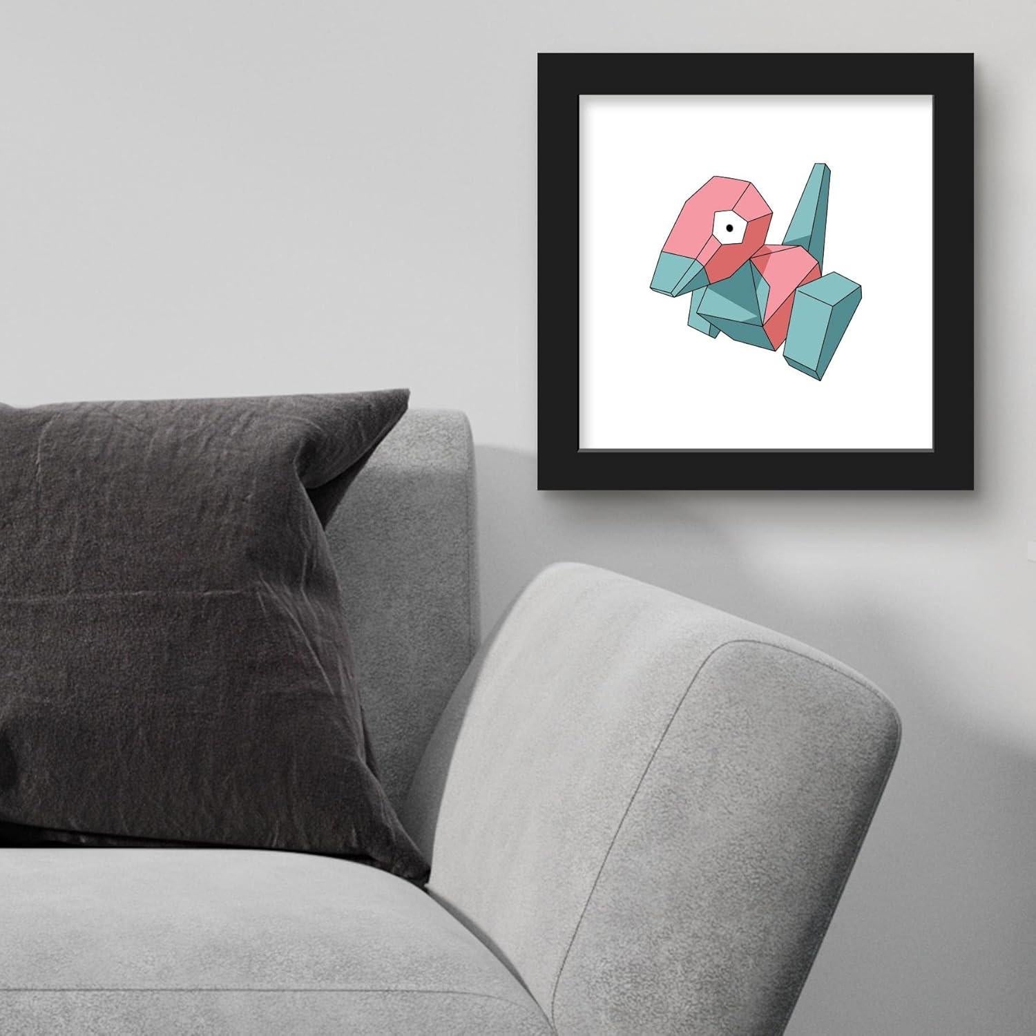 Póster de Arte Pokemon Porygon Trends International 30.48x30.48cm