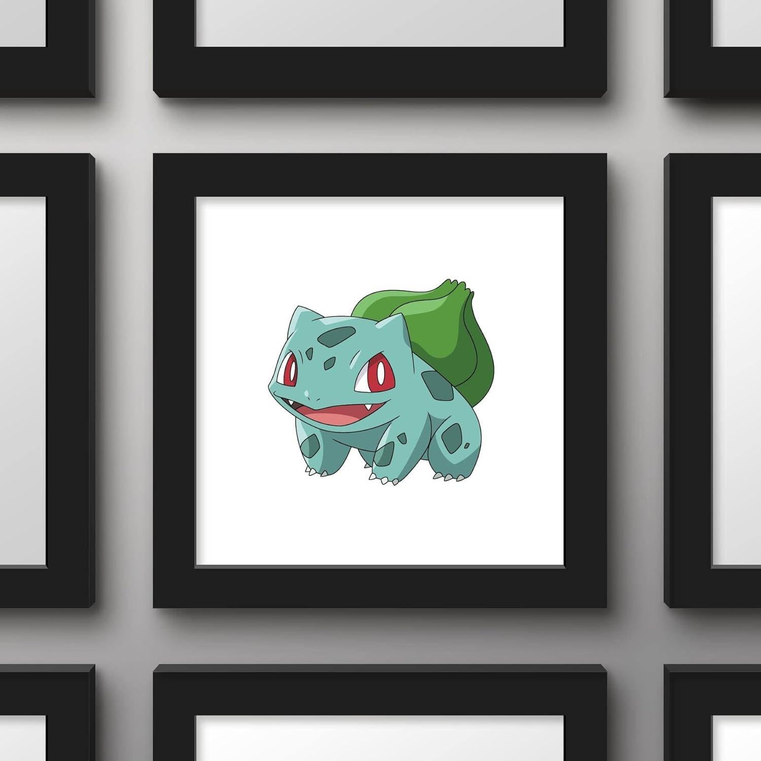 Arte de Pared Pokemon Bulbasaur enmarcado Trends International 30.48 cm