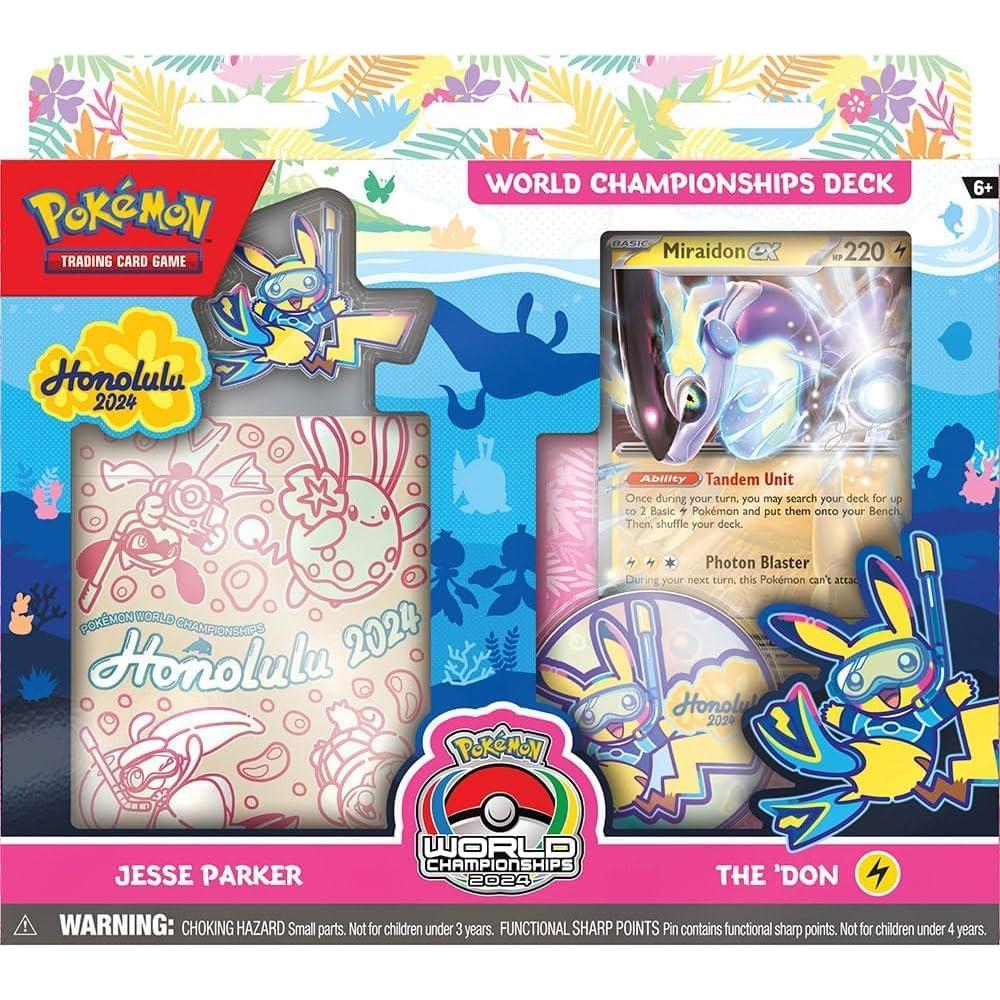Baraja Campeonato Mundial Pokémon TCG 2024 - 60 cartas