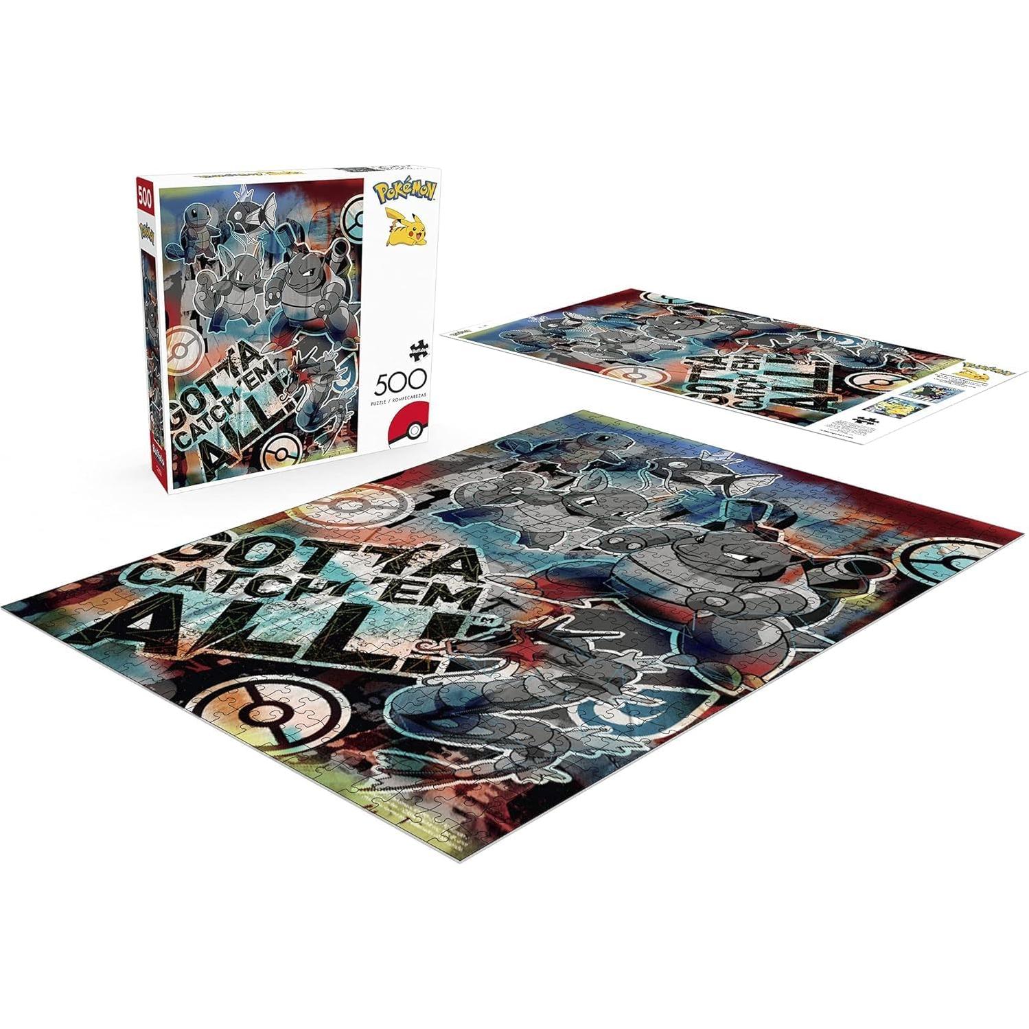 Rompecabezas 500 Piezas Buffalo Games Pokémon Evolución Squirtle