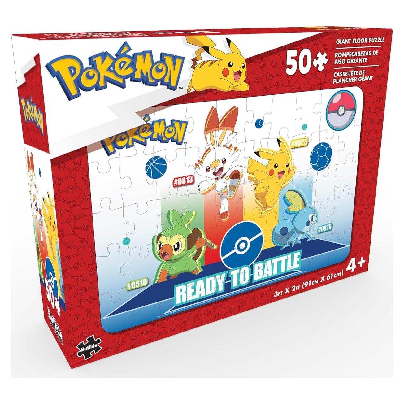 Rompecabezas de Suelo Pokémon 50 Piezas Buffalo Games