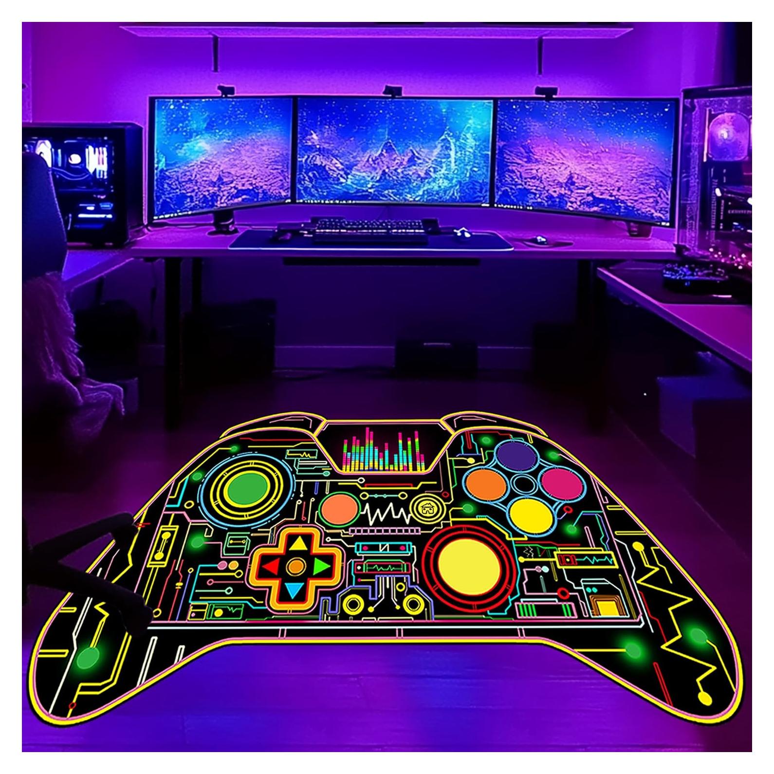 Alfombra de Área Gamer FJKJHKGJ 0.91x1.52m Multi 420