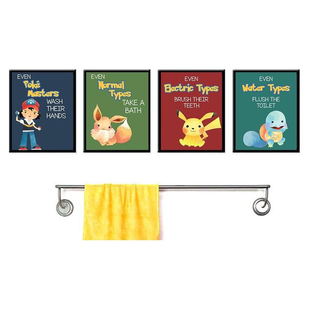 Juego de 4 Impresiones de Arte de Pared Ganso Tonto 20x25cm