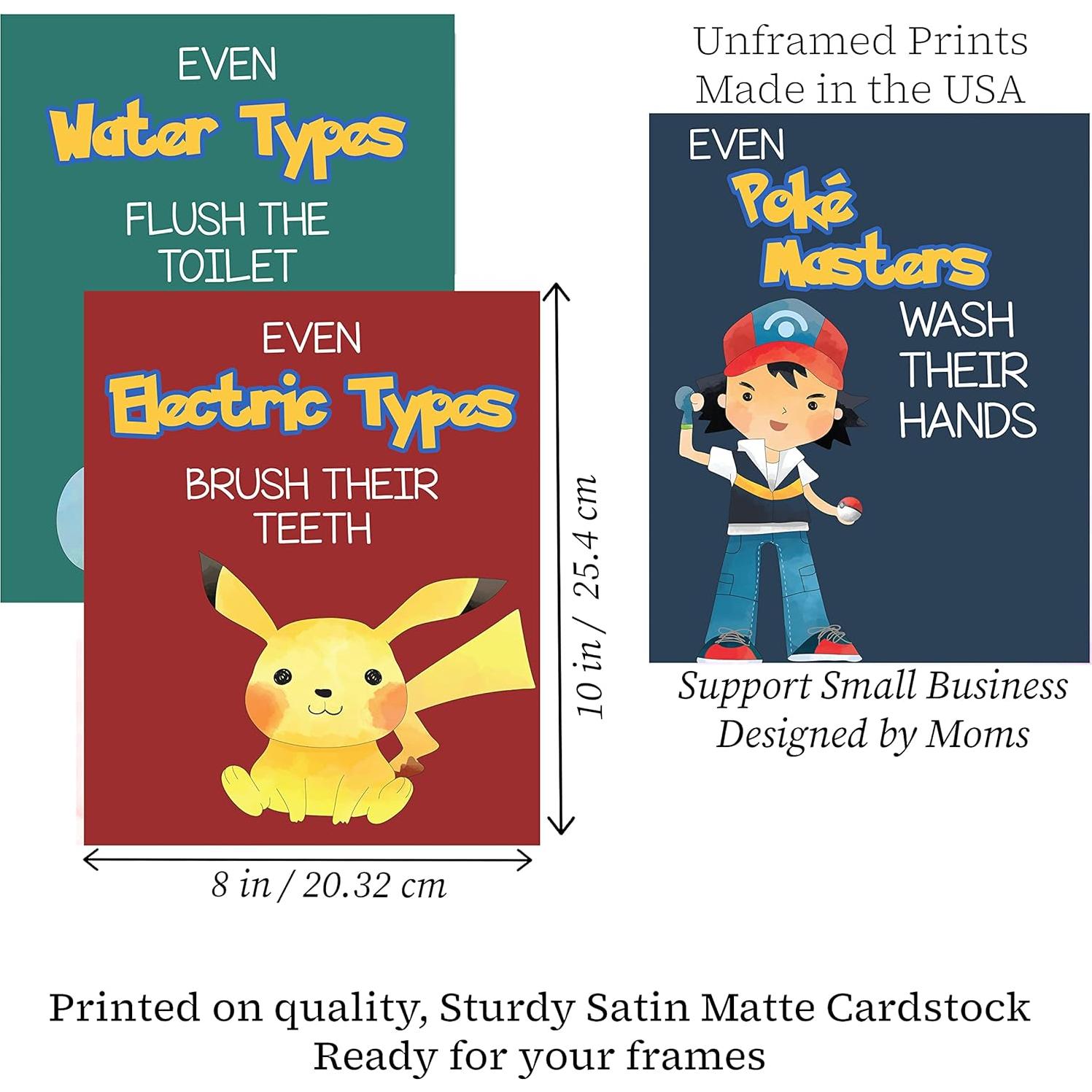 Juego de 4 Impresiones de Arte de Pared Ganso Tonto 20x25cm