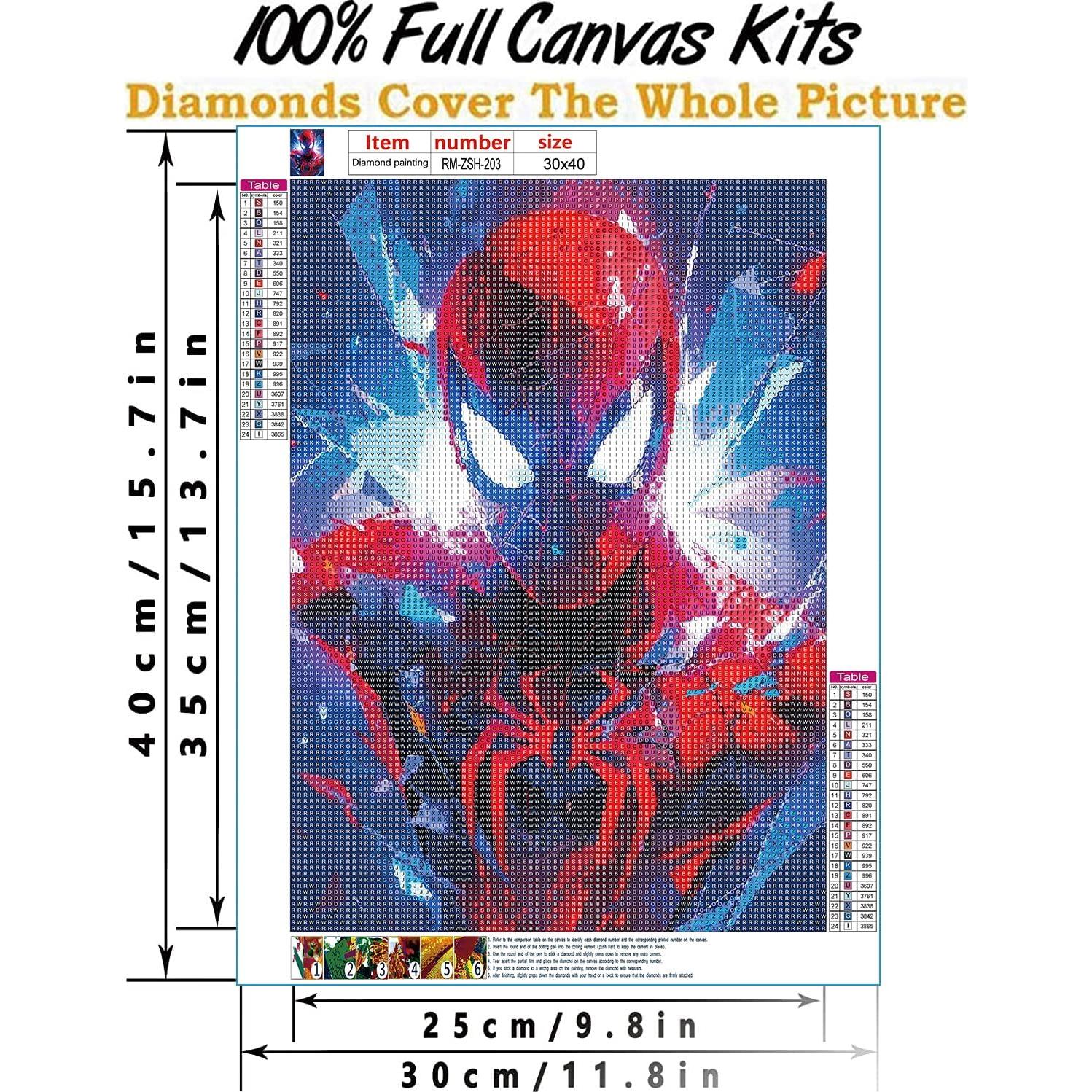 Kit de Pintura de Diamante RYMILIE 5D Caricaturas 30x40cm