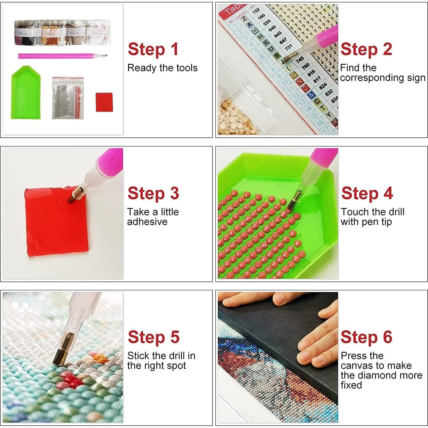 Kit de Pintura de Diamante RYMILIE 5D Caricaturas 30x40cm