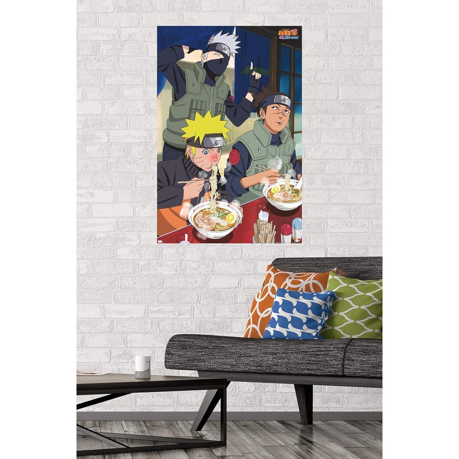 Póster de Comida Naruto Shippuden Trends International 56.67x86.36cm